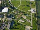Photos aériennes de "jardins" - Photo réf. U113657 - Le Jardin des Deux Rives qui est le symbole de l'amiti franco-allemande.