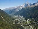Photos aériennes de "Montagne" - Photo réf. U115055 - Vue gnrale de la valle de Chamonix.