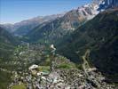 Photos aériennes de "Montagne" - Photo réf. U115056 - Vue gnrale de la valle de Chamonix.