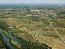 Photos aériennes - Cultures céréales et vigne - Photo réf. U116146 - Le Vignoble de Chteauneuf-du-Pape est trs rput.