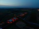 Photos aériennes de "aerodrome" - Photo réf. C128175 - Vue de l'arodrome de Chambley LFJY  la nuit tombante.