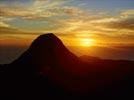  - Photo réf. E125302 - Le Mont Choungi au coucher du soleil.