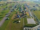Photos aériennes de "montgolfière" - Photo réf. E128452 - Lorraine Mondial Air Ballons 2013 : Vol du Mercredi 31 Juillet le soir lors du Record Mondial de Dcollage en Masse. (Greatest Mass Ascent)