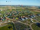 Photos aériennes de "montgolfière" - Photo réf. E128455 - Lorraine Mondial Air Ballons 2013 : Vol du Mercredi 31 Juillet le soir lors du Record Mondial de Dcollage en Masse. (Greatest Mass Ascent)