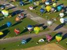 Photos aériennes de "montgolfière" - Photo réf. E128472 - Lorraine Mondial Air Ballons 2013 : Vol du Mercredi 31 Juillet le soir lors du Record Mondial de Dcollage en Masse. (Greatest Mass Ascent)