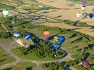 Photos aériennes de "montgolfière" - Photo réf. E128481 - Lorraine Mondial Air Ballons 2013 : Vol du Mercredi 31 Juillet le soir lors du Record Mondial de Dcollage en Masse. (Greatest Mass Ascent)