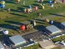 Photos aériennes de "LMAB" - Photo réf. E128488 - Lorraine Mondial Air Ballons 2013 : Vol du Mercredi 31 Juillet le soir lors du Record Mondial de Dcollage en Masse. (Greatest Mass Ascent)