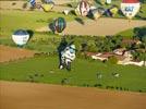 Photos aériennes de "LMAB" - Photo réf. E128522 - Lorraine Mondial Air Ballons 2013 : Vol du Mercredi 31 Juillet le soir lors du Record Mondial de Dcollage en Masse. (Greatest Mass Ascent)