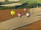  - Photo réf. E128526 - Lorraine Mondial Air Ballons 2013 : Vol du Mercredi 31 Juillet le soir lors du Record Mondial de Dcollage en Masse. (Greatest Mass Ascent)