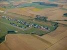 Photos aériennes de "montgolfière" - Photo réf. E128553 - Lorraine Mondial Air Ballons 2013 : Vol du Jeudi 1 Aot le matin lors du Record Mondial de Dcollage en Ligne. (The Great Line, In-line Mass Ascent)