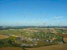 Photos aériennes de "Air" - Photo réf. E128644 - Lorraine Mondial Air Ballons 2013 : Vol du Mercredi 31 Juillet le soir lors du Record Mondial de Dcollage en Masse. (Greatest Mass Ascent)