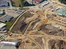 Photos aériennes de "moulins-les-metz" - Photo réf. E130359 - Le Centre Commercial  Waves Actisud  en chantier, situ sur la ZAC dAugny.