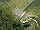 Photos aériennes de "village" - Photo réf. E133914 - Village mdival nich dans les Gorges du Tarn