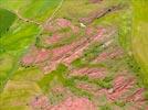 Photos aériennes de "curiosité" - Photo réf. E133927 - Paysage insolite du Rougier de Camars
