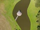 Photos aériennes de "étang" - Photo réf. E134011 - Pagode chinoise dans un tang du Chteau de Groussay