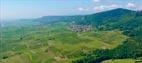 Photos aériennes de Husseren-les-Châteaux (68420) - Autre vue | Haut-Rhin, Alsace, France - Photo réf. E134348 - Vignoble alsacien