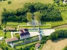 Photos aériennes de "jardins" - Photo réf. E142476 - Le Chteau du Touvet et ses jardins
