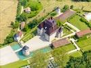 Photos aériennes de "jardins" - Photo réf. E142484 - Le Chteau du Touvet et ses jardins