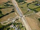 Photos aériennes de Argentré (53210) - Autre vue | Mayenne, Pays de la Loire, France - Photo réf. E143470 - Le chantier de la LGV Bretagne-Pays de la Loire