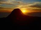 - Photo réf. E143838 - Le Mont Choungi au coucher du soleil.