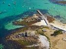 Photos aériennes de "littoral" - Photo réf. E144613 - Le littoral breton et ses eaux turquoises