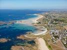 Photos aériennes de "littoral" - Photo réf. E144633 - Le littoral breton et ses eaux turquoises