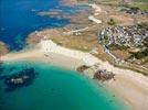 Photos aériennes de "littoral" - Photo réf. E144635 - Le littoral breton et ses eaux turquoises