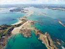 Photos aériennes de "littoral" - Photo réf. E144758 - Le littoral breton et ses eaux turquoises