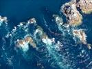 Photos aériennes de "marins" - Photo réf. E145449 - Les courants de la Pointe du Raz sont rputs trs forts et donc trs dangereux