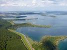 Photos aériennes de "lacs" - Photo réf. E146419 - Les lacs de la rserve naturelle de la Fort d'Orient : Le Lac d'Orient