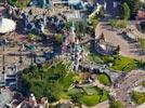 Photos aériennes de "paris," - Photo réf. E150938 - Disneyland Paris : Le Chteau de la Belle au Bois Dormant