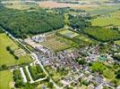 Photos aériennes de "Chateau" - Photo réf. E151467 - Les jardins  la Franaise du Chteau de Villandry sont remarquables.