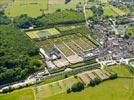 Photos aériennes de "jardins" - Photo réf. E151469 - Les jardins  la Franaise du Chteau de Villandry sont remarquables.