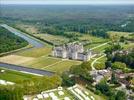 Photos aériennes de "Chateau" - Photo réf. E151577 - Le Chteau de Chambord et ses 282 chemines.