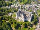 Photos aériennes de "Chateau" - Photo réf. E152221 - Pierrefonds et son imposant chteau fort