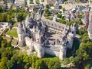 Photos aériennes de "Chateau" - Photo réf. E152222 - Pierrefonds et son imposant chteau fort