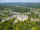 Photos aériennes de "Chateau" - Photo réf. E152227 - Pierrefonds et son imposant chteau fort