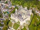 Photos aériennes de "Chateau" - Photo réf. E152229 - Pierrefonds et son imposant chteau fort