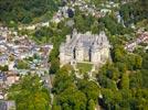 Photos aériennes de "Chateau" - Photo réf. E152230 - Pierrefonds et son imposant chteau fort
