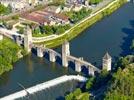 Photos aériennes de "siècle," - Photo réf. E152290 - Le pont Valentr (en occitan pont de Balandras), galement appel pont du Diable date du 14me sicle.