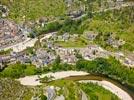 Photos aériennes de "Village" - Photo réf. E152428 - Village mdival nich dans les Gorges du Tarn