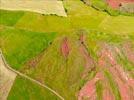 Photos aériennes de "curiosité" - Photo réf. E152515 - Paysage insolite du Rougier de Camars