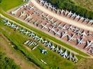 Photos aériennes de "parc" - Photo réf. E152624 - Une collection impressionnante de plus de 80 avions de chasse est prsente dans le parc du chteau.