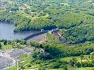 Photos aériennes de "hydroélectrique" - Photo réf. E152759 - Le barrage hydrolectrique d'guzon