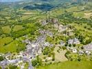Photos aériennes de "Chateau" - Photo réf. E152995 - Turenne et ses vestiges du chteau des Vicomtes de Turenne