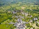 Photos aériennes de "Chateau" - Photo réf. E152996 - Turenne et ses vestiges du chteau des Vicomtes de Turenne
