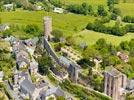 Photos aériennes de "Chateau" - Photo réf. E153003 - Turenne et ses vestiges du chteau des Vicomtes de Turenne