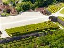 Photos aériennes de "jardins" - Photo réf. E153028 - Le Chteau de Hautefort et ses jardins  la Franaise