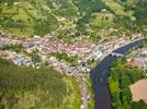 Photos aériennes de "riviere" - Photo réf. E153105 - Le Bugue, commune agence autour d'une boucle de la rivire la Vzre