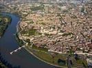 Photos aériennes de "Palais" - Photo réf. E153251 - Le Palais des Papes et le Centre Historique d'Avignon sont classs au Patrimoine Mondial de l'UNESCO.